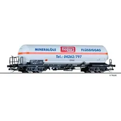 TILLIG 15030 TT Gaskesselwagen „Hoyer KG“ ohne Sonnenschutzdach, DB AG, Ep. V