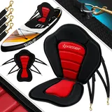 Kesser KESSER® Kajak-Sitz für SUP Board Stand Up Paddle Surfboard Sitz SUP Paddling Paddelboards Gepolsterte Sitz 32x38cm, Rückenlehne 51x45cm schnell und einfach montiert