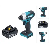 Makita DTD 157 T1 Akku Schlagschrauber 18 V 140 Nm 1/4" Brushless + 1x Akku 5,0 Ah - ohne Ladegerät