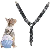 TenaLucy Hundewindel-Hosenträger,Hundewindel Hosenträge Hunde-Hosenträger Hundewindeln für Hündinnen Hunde Hosenträger für Haustiere Hundewindel Hosenträger Hunde-Windelgeschirr,Verstellbar(L)