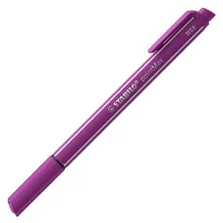 STABILO Filzschreiber pointMax lila, 0,8mm Strichstärke, Nylonspitze, Kappe