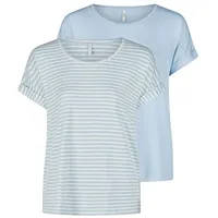 Only T-Shirt MOSTER 2er Pack in Blau | XL