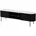 BARCELONA TV-Board 220x36x51 Schwarz Lackiert/Marmor Massivholz