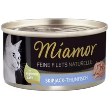 Miamor Feine Filets Naturell Skipjack-Thunfisch 24 x 80 g