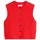 Marc O'Polo Regular Fit Strickweste aus Woll-Mix, hellrot, L