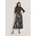 Madeleine Maxirock Damen Floral Grau 46