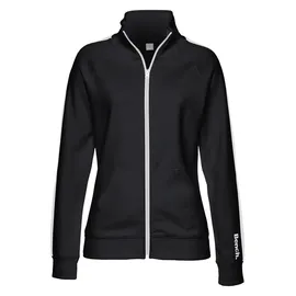 bench. loungewear Sweatjacke Damen schwarz-weiß Gr.48/50