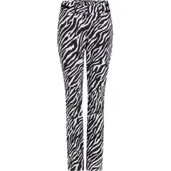 McKINLEY Dalia Wms Damen Ski-Hose wasserabweisende Schnee-Hose VENTMAX-Stretchmaterial 294425 900 915 Schwarz/Weiß - 44 (22 Kurzgröße)