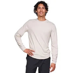 Hoka Herren Essential LS Tee weiß