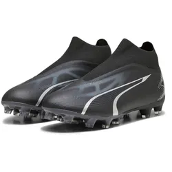 PUMA Ultra Match+ Laceless FG/AG Fußballschuhe Herren 02 - PUMA black/asphalt 45