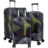 MONOPOL Ravenna Koffer-Set 3-tlg. grau/print-design