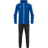 Jako Trainingsanzug Polyester Power mit Kapuze, Royal, 128