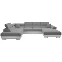 Mirjan24 Wohnlandschaft Torezio Bis, mit Bettkasten und Schlaffunktion, Einstellbare Kopfstützen, 346x203x70-90 cm, Wohnzimmer, Sofas ... Couches, Wohnlandschaften, Wohnlandschaften in U-Form