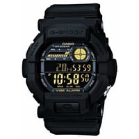 Casio G-Shock Vibrierende 5-Wecker-Uhr Schwarz Gelb GD-350-1BER Uhr