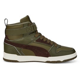 Puma RBD Game Winterized Mid-Top Sneaker gefüttert deep olive/dark chocolate/team gold 44.5