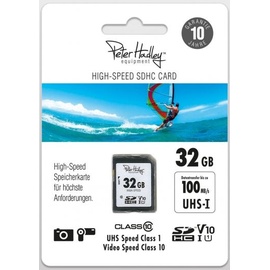Peter Hadley High-Speed 32 GB SDHC-Karte Cl10 UHS-I, U1, V10 (100/35 MB/s)