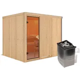 Karibu Gobin inkl. 9 kW Ofen + int. Steuerung