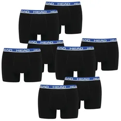 HEAD Herren Boxershort Basic Boxer 4er 6er 8er Multipack in L Schwarz / Blau 008