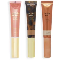 Revolution Beauty Pro Cream Face Wand Trio Gesicht Makeup Set Vegan & Tierversuchsfrei Light 1x12 ml 2x15 ml