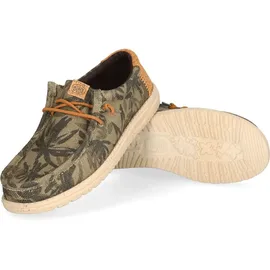 HEYDUDE Wally Palm Jute Herren Burnt Olive/Ginger Brown 43