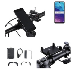 K-S-Trade für ZTE Blade A7 2020 Smartphone-Halterung, (Handyhalterung das Fahrrad Halter Lenkstange Fahrradhalterung) schwarz