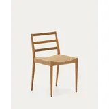 Natur24 Esszimmerstuhl Set Stuhl aus massiver Eiche mit natürlichem Finish 2er Set braun