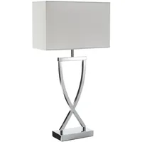 Tectake tectake® Tischleuchte, modernes Design, blendfreies Licht, Kippschalter am