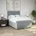 vidaXL Boxspringbett 140 x 200 cm Hellgrau
