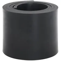 vidaXL Gummileiste für Schneepflug Schwarz 200x15x1 cm