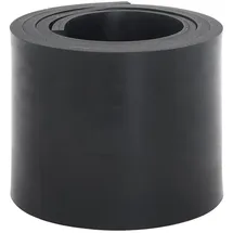 vidaXL Gummileiste für Schneepflug Schwarz 200x15x1 cm