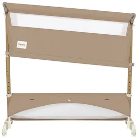 lionelo THOMI Plus 5in1 Kinderbett, bis 9kg, , Reisebett, Laufstall bis 15kg, Sofa bis 100kg, höhenverstellbar, - Beige