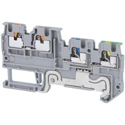 3244449 PHOENIX CONTACT Initiatoren-/Aktorenklemme PTIO 1,5/S/3-PE mit Schutzleiterfunktion, Push-In-Anschluss Nennspannung 250V Kurzzeitstrom 0,18kA - 1 Stück
