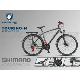 licorne bike gmbh Premium Touring Trekking Bike 28 Zoll RH 48 cm grau