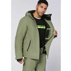 CHIEMSEE Herren Funktionsjacke Ski Jacket, Regular, Dusty Olive, M
