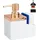 bremermann Spülbecken-Organizer onesize 0 x 0 cm Farbe Weiß/Rosegold
