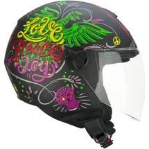 CGM 167S Flo Freude Matt Black/Sky Blue/Green L