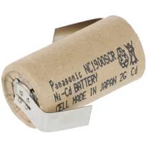 Panasonic Sub-C 1,2V 1900mAh NC-1900SCR, Pappmantel Z Lötfahne