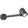 LUCANDE Beatrix 1 LED Außenleuchte 58 cm schwarz Aluminium