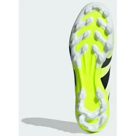adidas Predator League 2G/3G AG Herren Cloud White/Core Black/Lucid Lemon 40 2/3