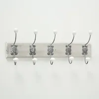 Boltze Garderobenhaken Lindsay Grau/Weiß