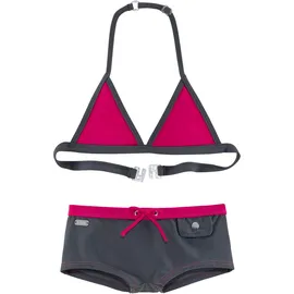 Buffalo Triangel-Bikini grau/pink 122/128