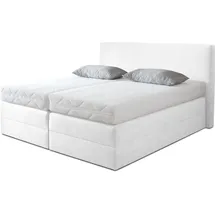Westfalia Schlafkomfort Boxspringbett 175 x 205 cm Weiß
