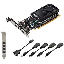 PNY Quadro P1000 V2, 4GB GDDR5, 4x mDP, Smallbox (VCQP1000V2-SB)