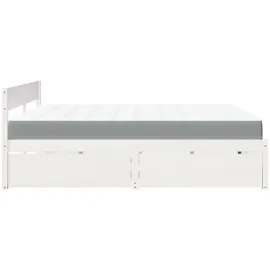 vidaXL Bett 180 x 200 cm Weiß