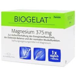 BIOGELAT MAGNESIUM 375 90 Stück