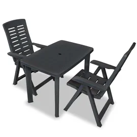 vidaXL Garten-Essgruppe 5-tlg. anthrazit 275084