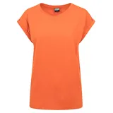 URBAN CLASSICS T-Shirt Extended Shoulder Tee, T-Shirt mit überschnittenen Schultern, aus Baumwolle, erhältlich in Rust orange XS