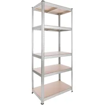 Arebos Schwerlastregal 180x75x45 cm 875kg Kellerregal Steckregal verzinkt |