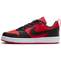 Nike Court Borough Low RECRAFT (GS) Sneaker, University RED/Black-White, 38