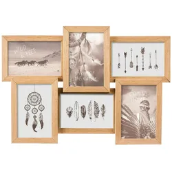 Atmosphera - Set mit 6 dekorativen Naturrahmen, 31 cm